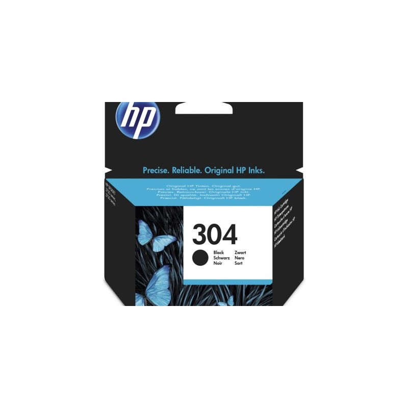 HP 304 Druckkopf mit Tinte schwarz (N9K06AE) HP 304 Druckkopf mit Tinte schwarz (N9K06AE)